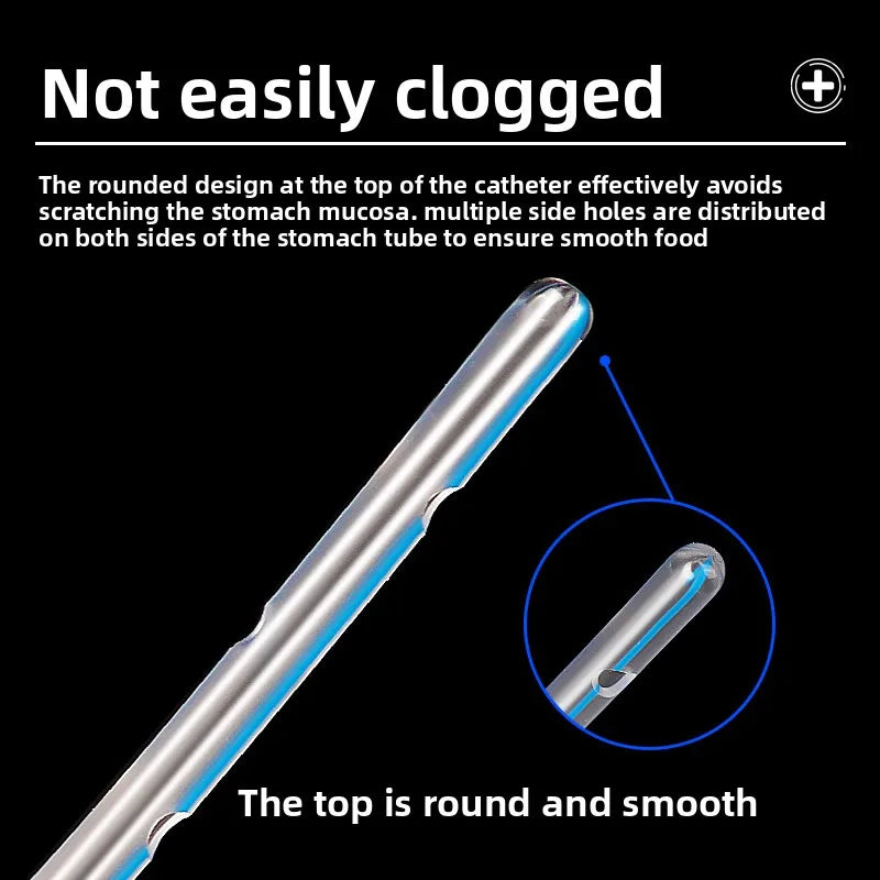 10pcsPet Nasal Feeding Tube Gastric Catheter With X-Ray Detectable Imaging,  Long Time Indwelling ,Pet clinic consumarables