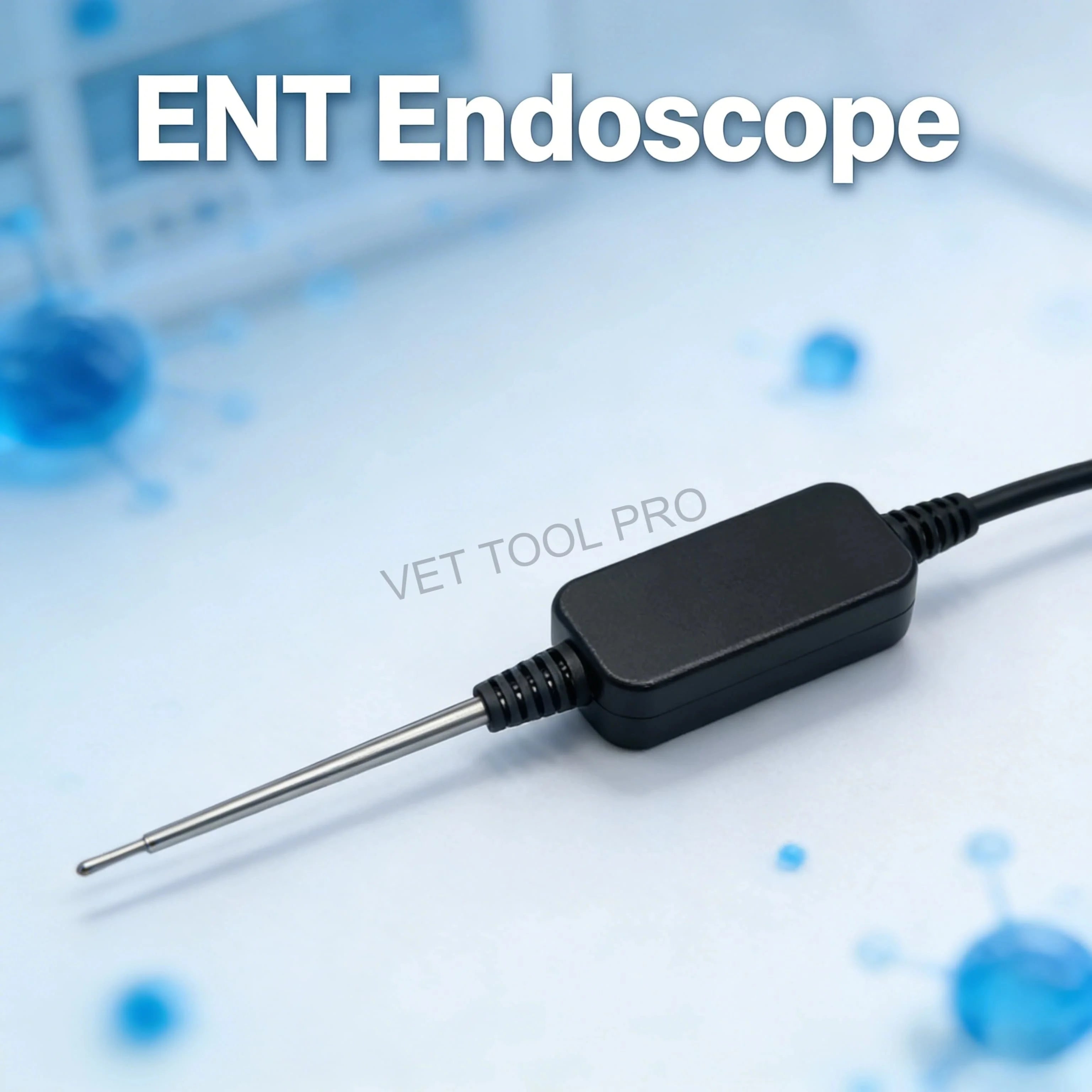 100W HD Hard Tube Endoscope - Waterproof ENT Inspection Camera for for Ear Nasal Visual Exams