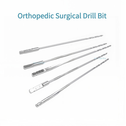 Stainless Steel Drill Bit Veterinary Orthopedic Drill Bit AO Quick-Connect Drill Twist Solid Drill Bit Fluted Solid Core Drill