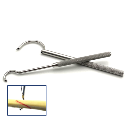 Premium Orthopedic Guide Wire for Animal Surgery - Stainless Steel Threading Tool for Veterinary Implants & TPLO