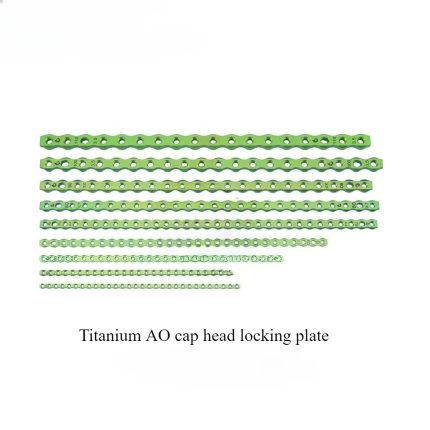 Titanium cap locking bone plate, nail cap locking titanium plate, locking tailoring bone plate, small animal orthopedics