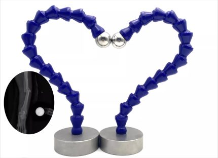 X-ray fluoroscopy size reference ball, small animal veterinary 25mm measuring ball, DR positioning ball